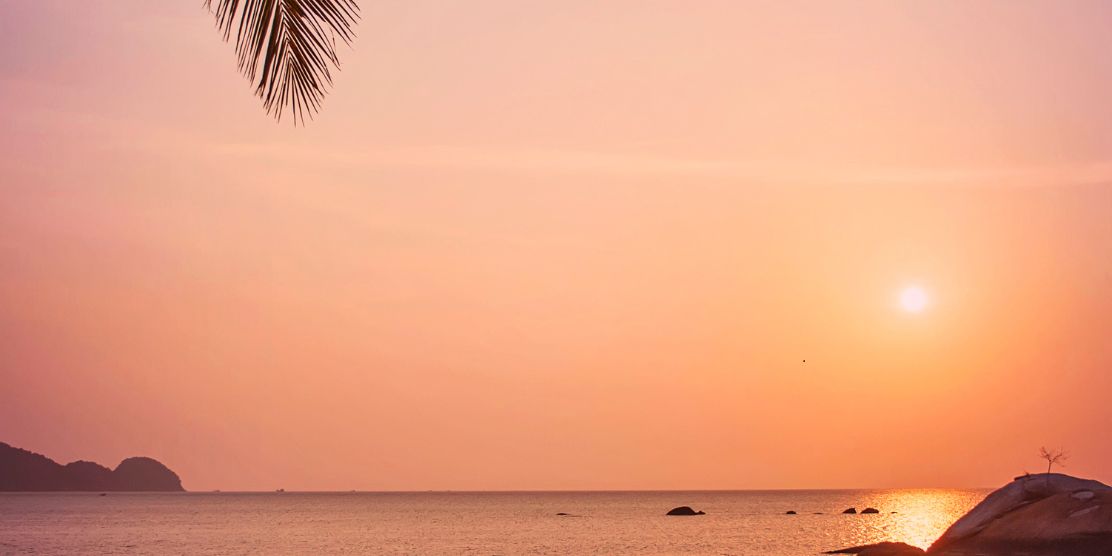 Relaxation, relaxing sunset, tranquil