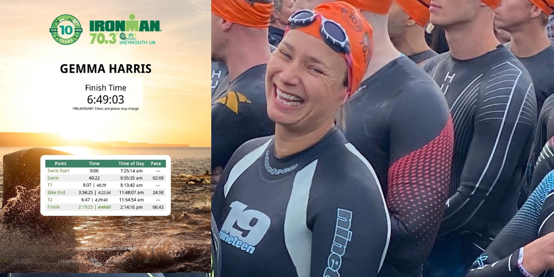 Gemma Takes on IRONMAN 70.3 