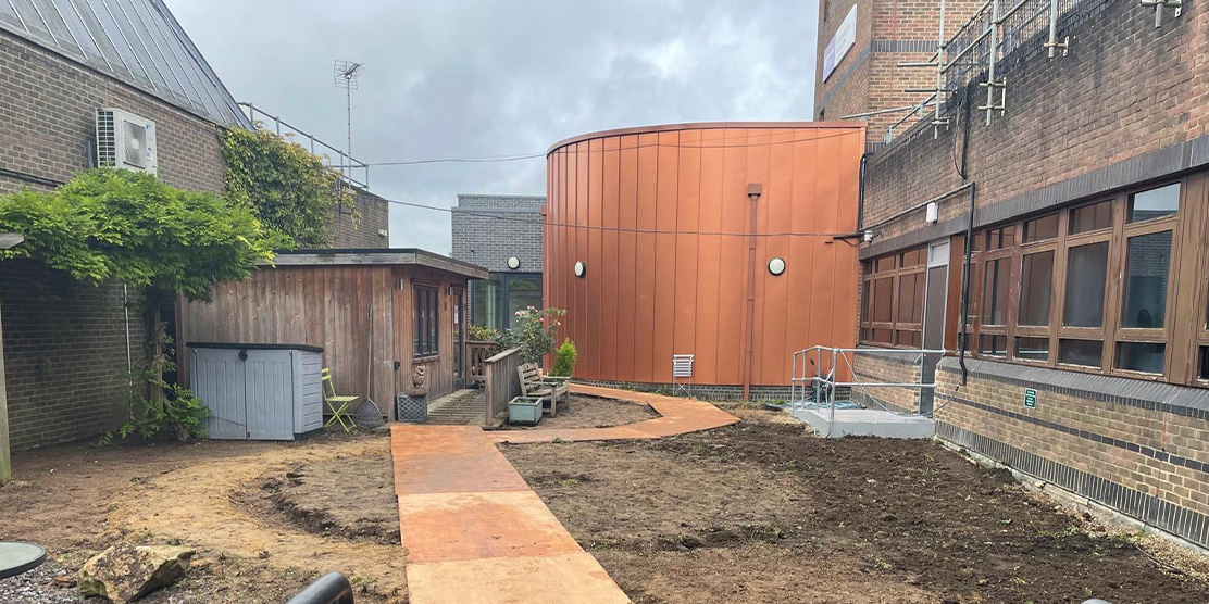 Our new patient wellbeing garden is on the way
